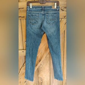 AEROPOSTALE Ashley Ultra Skinny Jeans Women Reg Sz 3/4 Medium Wash